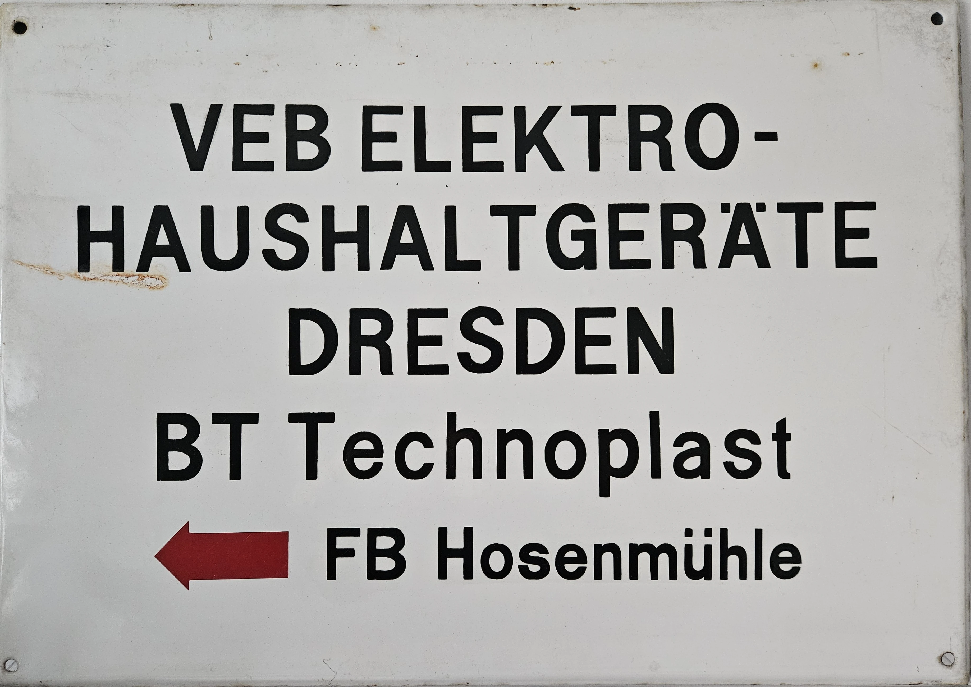 VEB Technoplast Obercunnersdorf – Historisches Bild aus der Firmengeschichte