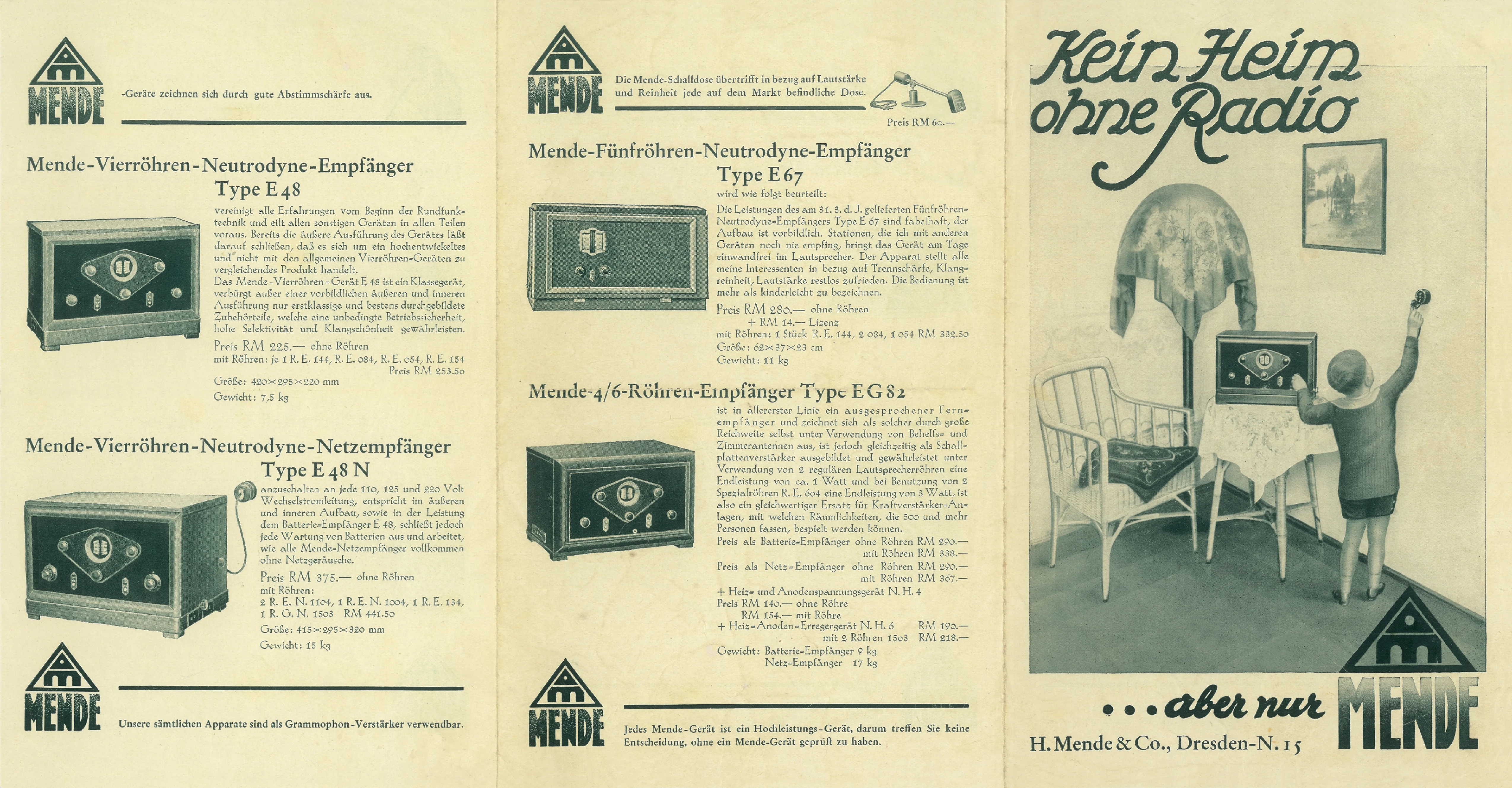 Radio Mende in Dresden – Historisches Bild aus der Firmengeschichte
